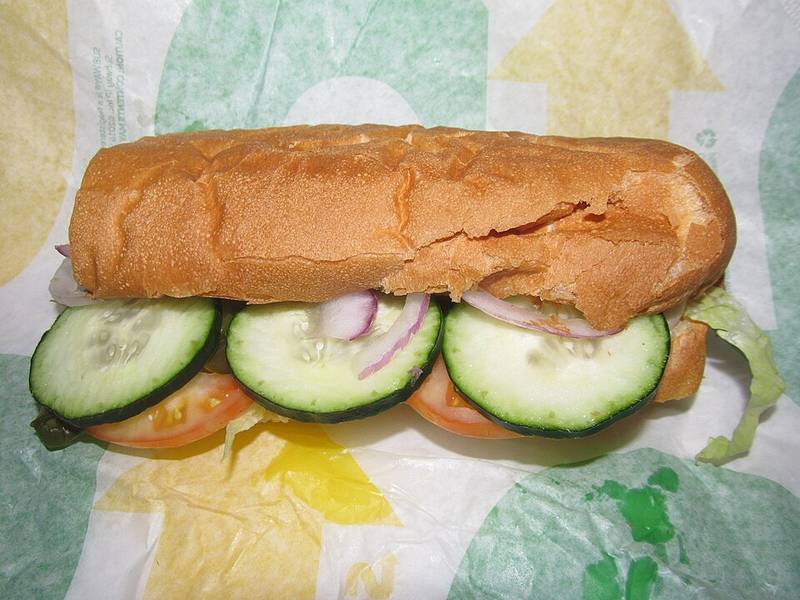 Subway 6" Veggie Delite