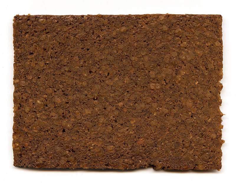 Pumpernickel, as baked