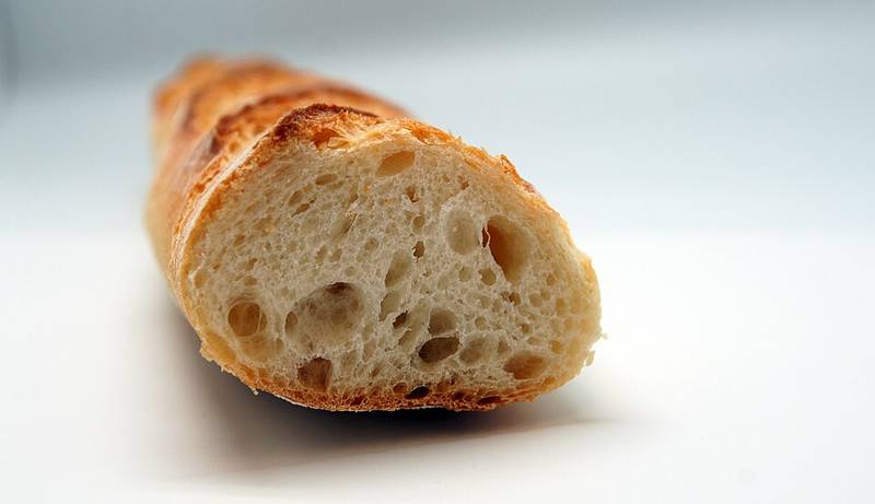 Baguette, as baked