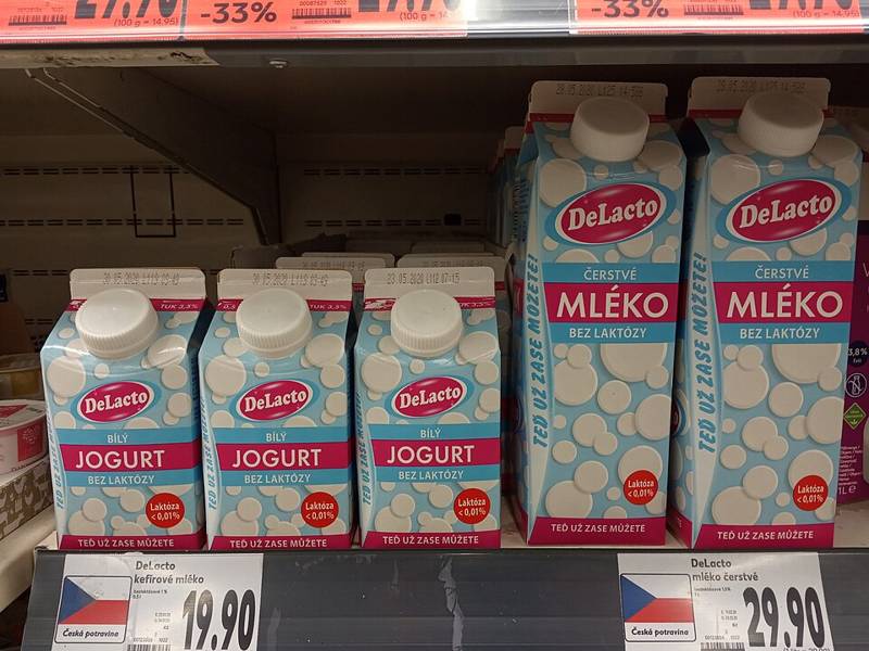 Lactose-Free Milk (Lactaid)